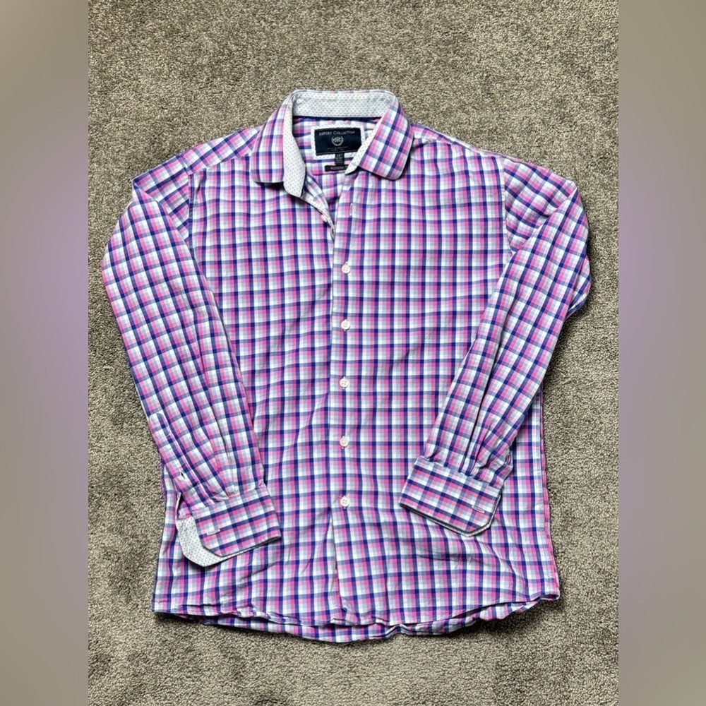 Report Collection Men’s Button Up Shirt (Modern Fit) M